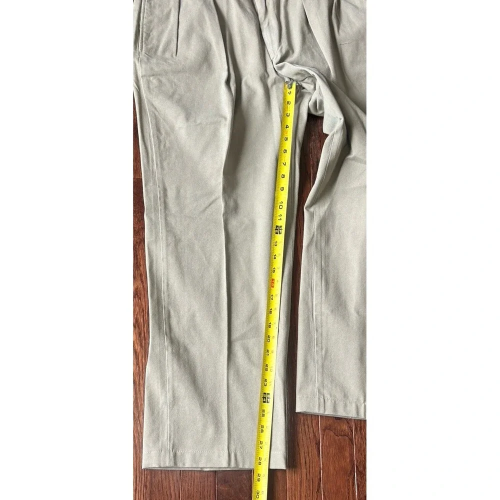 NWT Ben Silver Brooklyn Britches Hertling Chinos Made in USA Pleated 37x29